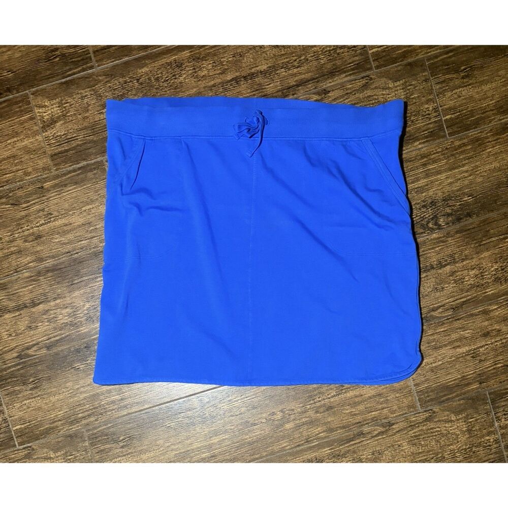 T by Talbots Blue Knit Skirt - XL